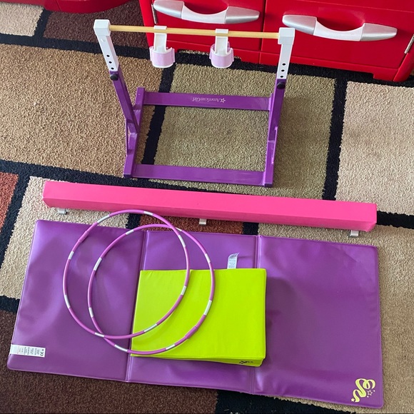 American Girl Toys American Girl Mckenna Gymnastics Beam And Bar Set